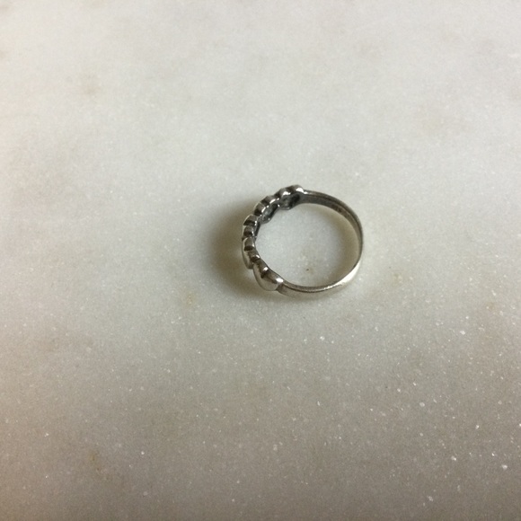 Sterling Silver Hearts Ring - Picture 2 of 3